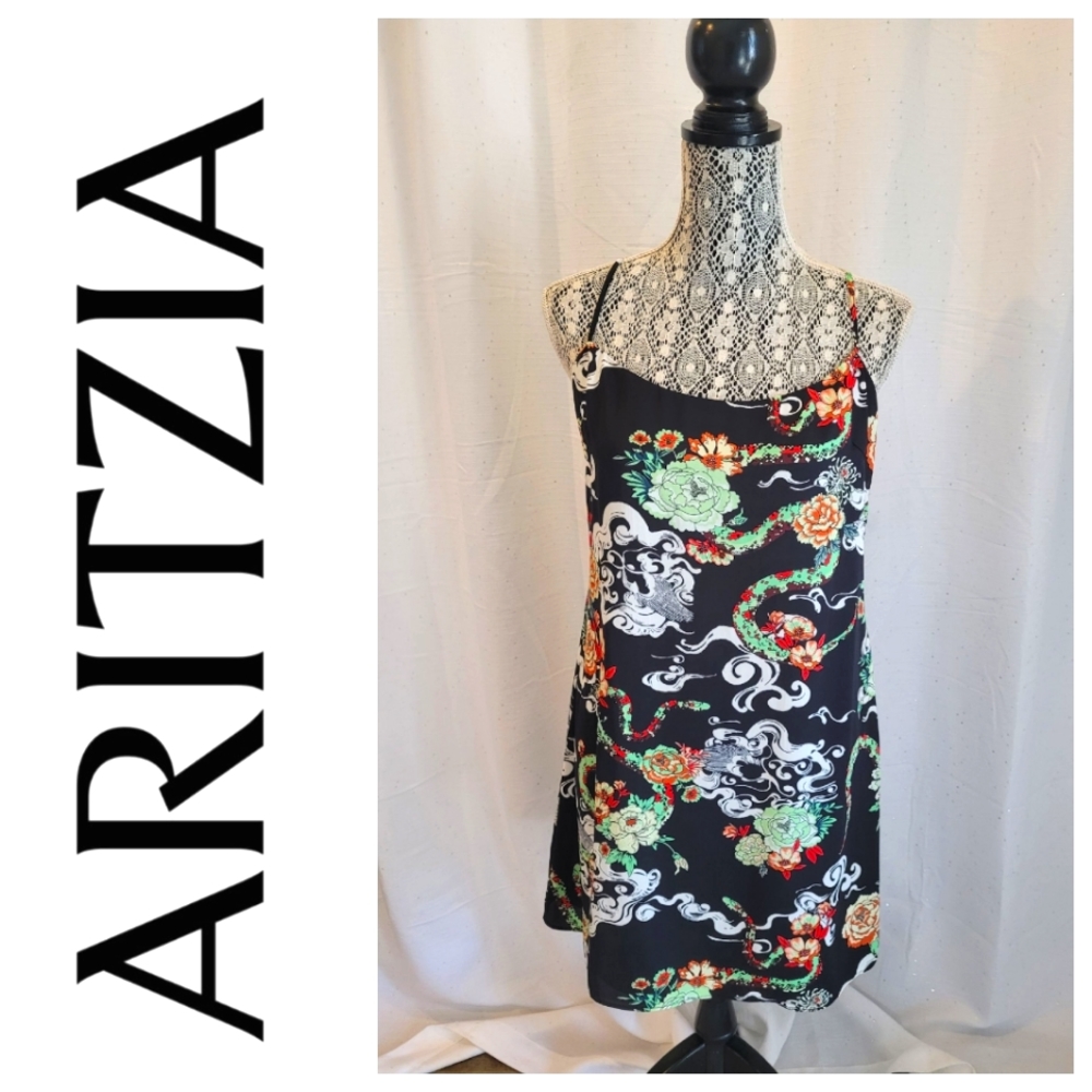 ARITZIA TALULA Sz Medium Open Bck CRISS-CROSS Dress